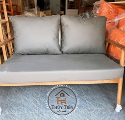 Ghế sofa tay nhọn đôi gỗ Ash cao cấp