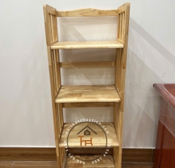 Kệ sách- kệ đa năng gỗ cao su nhiều kích thước