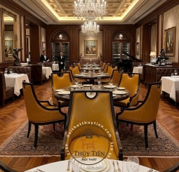 1 chiếc ghế đẹp sang cho nhà hàng- khách sạn, đẹp từ nước sơn đến chất da,  đường kim mũi chỉ