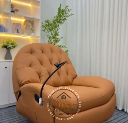 Ghế sofa xoay điều khiển tự động, kèm giá treo điện thoại