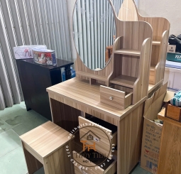 Bàn trang điểm mdf lõi xanh ngang 80 cm giá xưởng