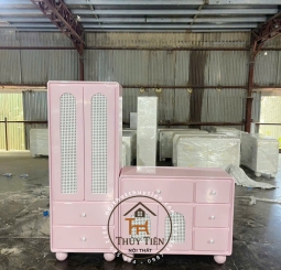 Tủ trẻ em hàng sơn 2k làm theo yêu cầu khách