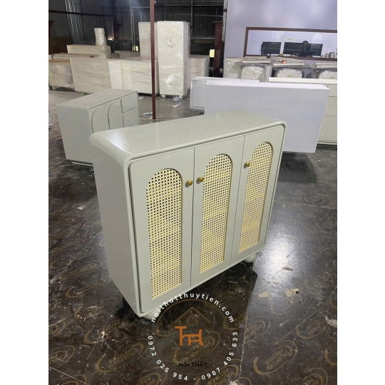 Tủ decor tủ đa năng hàng sơn 2 k cánh mây siêu đẹp