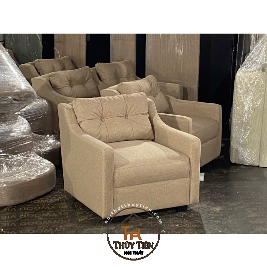 Ghế sofa đơn bọc vải cao cấp