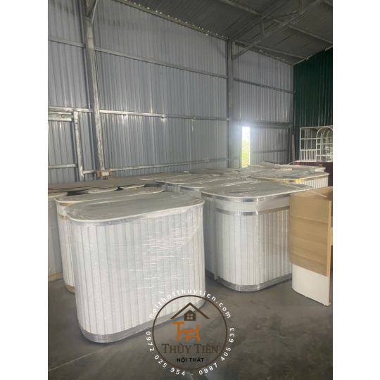 Quầy lễ tân quầy thu ngân 1,2m e sẵn