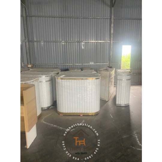Quầy lễ tân quầy thu ngân 1,2m e sẵn