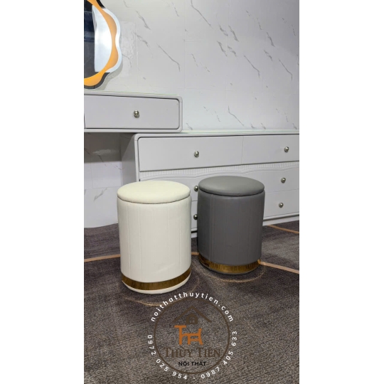 Ghế xoay, đôn, ghế decor, ghế bàn trang điểm siêu xinh - 001