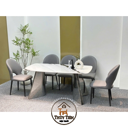 Ghế ăn Misa ngồi có tựa và hở lưng cao cấp, bọc da PU 002chân sắt, ghế đa năng ghế làm việc hàng nhập khẩu