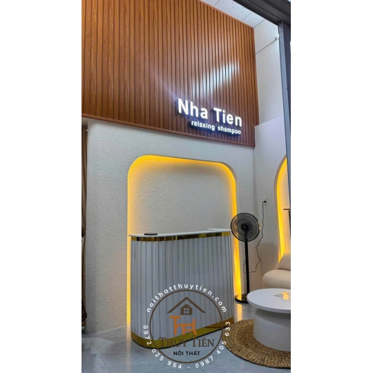 Quầy lễ tân quầy thu ngân 1,2m e sẵn