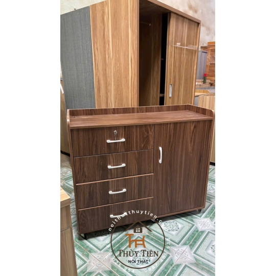 Tủ quần áo trẻ em gỗ MDF- 002