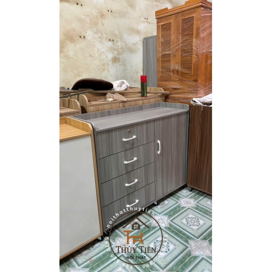 Tủ quần áo trẻ em gỗ MDF- 002