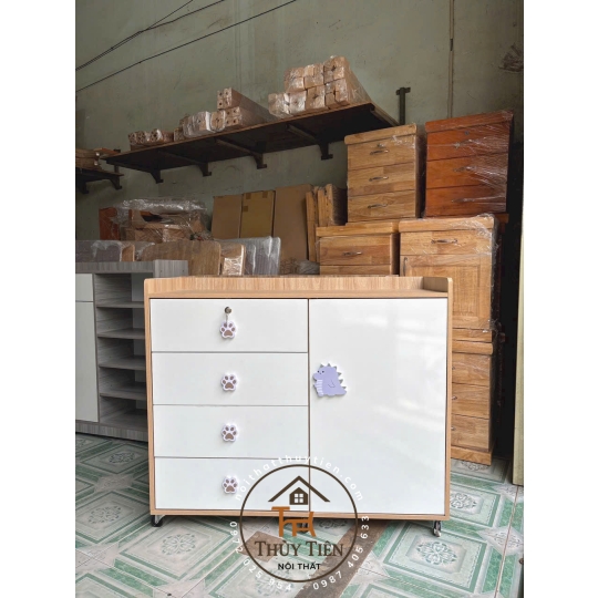 Tủ quần áo trẻ em gỗ MDf- 003
