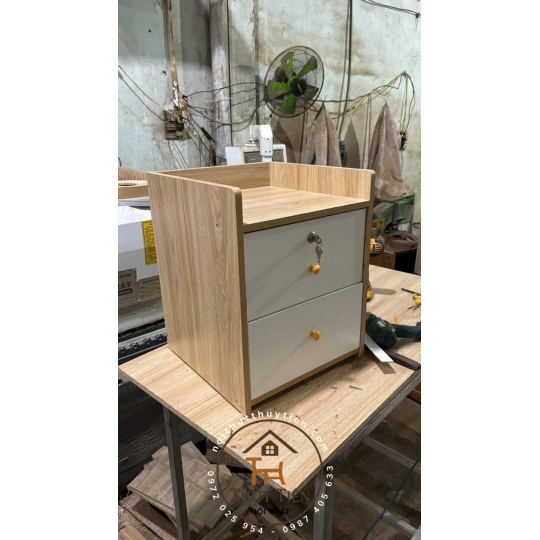 Tủ đầu giường gỗ MDf giá rẻ