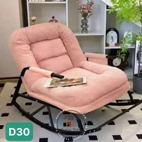 Ghế Lười Đung Đưa Gấp Gọn - Ghế Thư Giãn, Ngủ Trưa Cho Ban Công, Phòng Ngủ, Thiết Kế Đa Năng