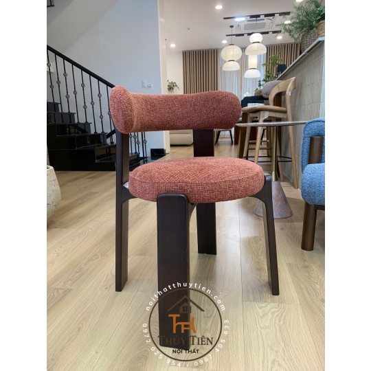 Ghế tựa ăn cơm Granite gỗ kiểu Pháp, đẳng cấp sang trọng, phong cách tối giản nhẹ nhàng gỗ ash cao cấp