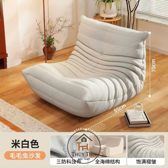 Ghế lười sofa Togo khung gỗ
