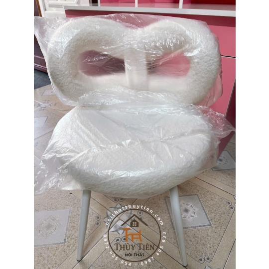 Ghế trang điểm makeup mẫu mới, Ghế  decor ghế nail cao cấp hàng nhập khẩu