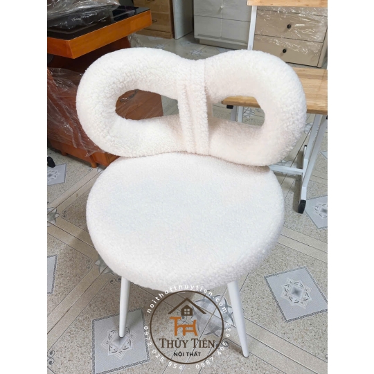 Ghế trang điểm makeup mẫu mới, Ghế  decor ghế nail cao cấp hàng nhập khẩu