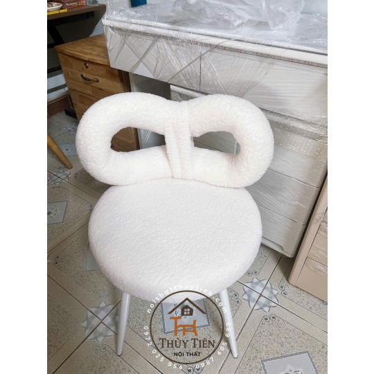 Ghế trang điểm makeup mẫu mới, Ghế  decor ghế nail cao cấp hàng nhập khẩu
