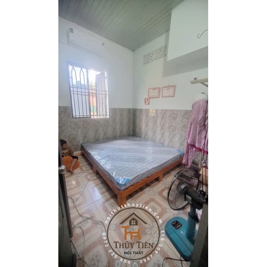 Mẫu Giường pallet gỗ thông giá rẻ