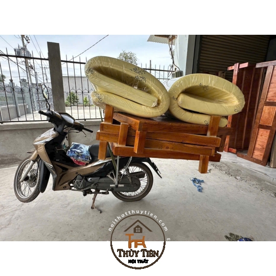 Mẫu Giường pallet gỗ thông giá rẻ