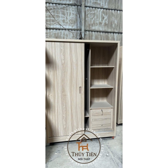 Tủ quần áo mdf cửa lùa