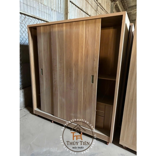 Tủ quần áo mdf cửa lùa