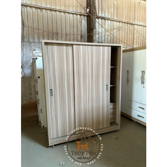 Tủ quần áo mdf cửa lùa