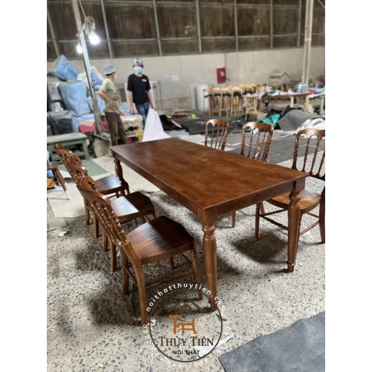 Bàn Ăn Louis Ghế Napoleon