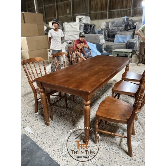 Bàn Ăn Louis Ghế Napoleon