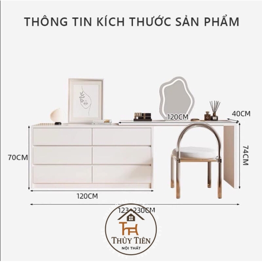 Bàn decor -Bàn phấn gia công nhà e nhận làm theo kích thước ạ