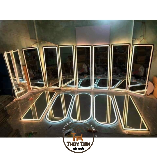 Gương led- ko led e nhận làm đủ mẫu kích thước  theo yêu cầu 