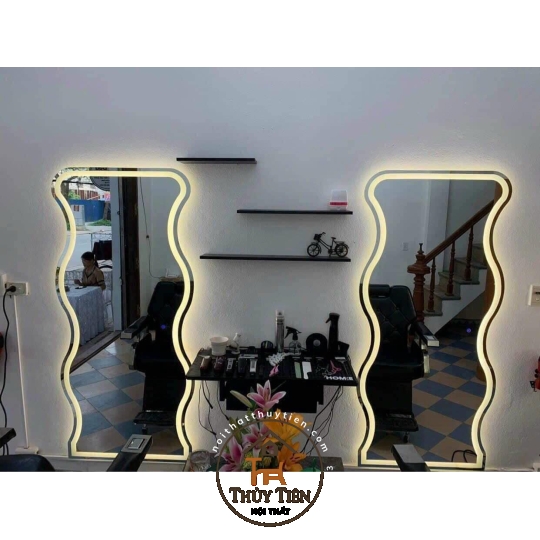 Các mẫu Gương decor toàn thân đèn led ko đèn led nhiều mẫu hàng loại 1 