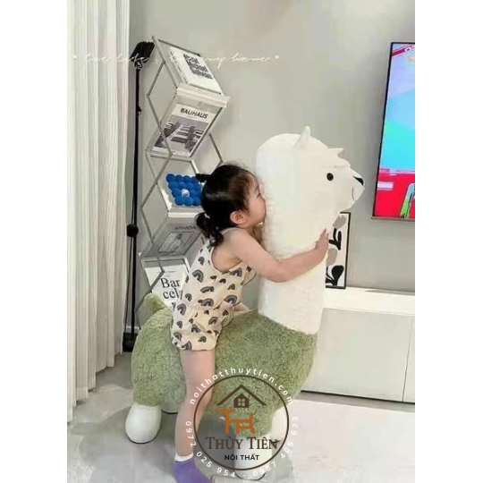 Ghế Decor  Đồ Chơi Lạc Đà Alpaca Cao Cấp Trẻ Em