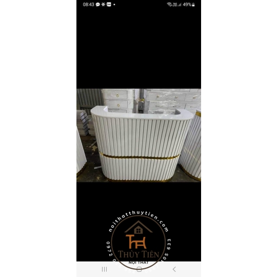 Quầy thu ngân- lễ tân e nhận làm theo yêu cầu