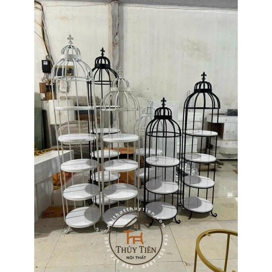 Lồng chim tròn vuông 3-4-5 tầng 
