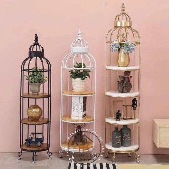 Lồng chim tròn vuông 3-4-5 tầng 