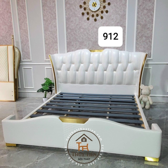 Giường nhập khẩu nguyên chiếc gỗ thịt toàn bộ cao cấp