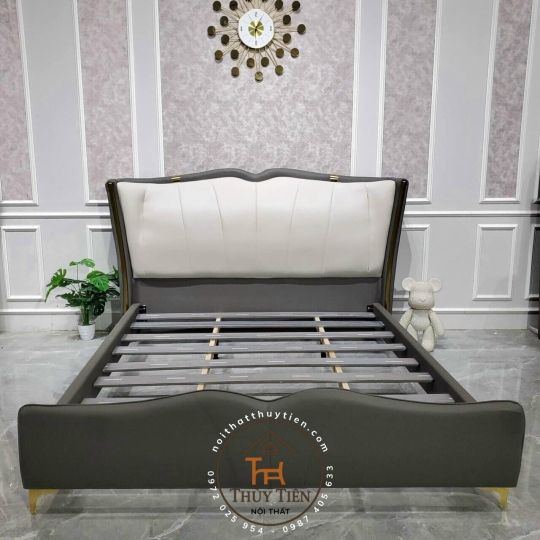 Giường nhập khẩu nguyên chiếc gỗ thịt toàn bộ cao cấp