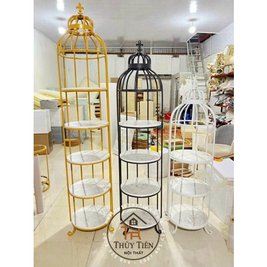 Lồng chim tròn vuông 3-4-5 tầng 