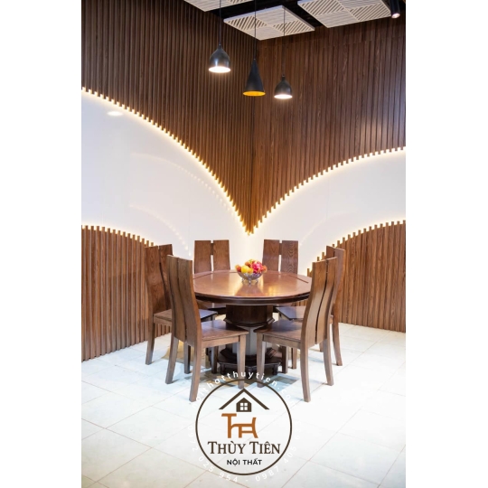 Bàn ghế ăn gỗ sồi thịt giá tận xưởng 