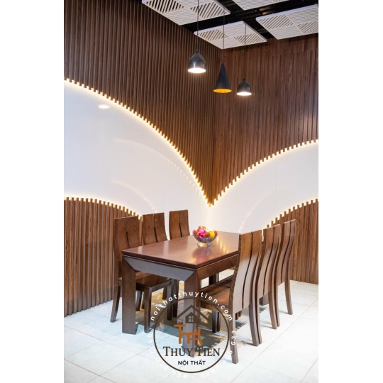 Bàn ghế ăn gỗ sồi thịt giá tận xưởng 