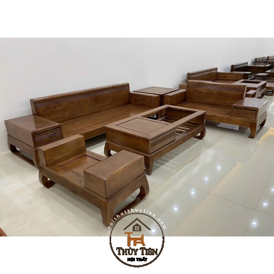 Sofa gỗ sồi giá tại xưởng 