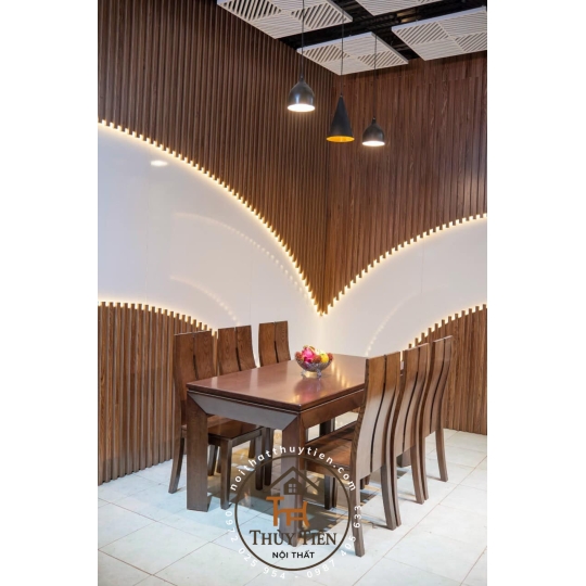 Bàn ghế ăn gỗ sồi thịt giá tận xưởng 