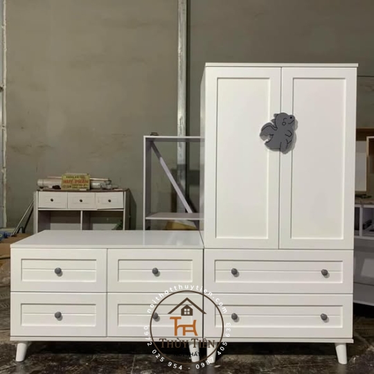Mẫu tủ em bé em đặt theo yêu cầu ạ 