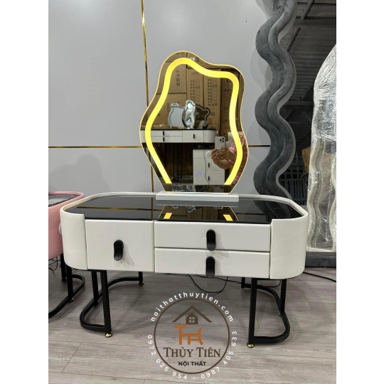 ⭐️Bàn phấn Bệt có loa sạc thông minh, led 3 màu,sạc Usb