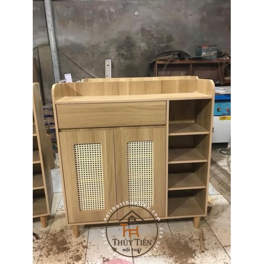 Mẫu tủ giày dép MDF