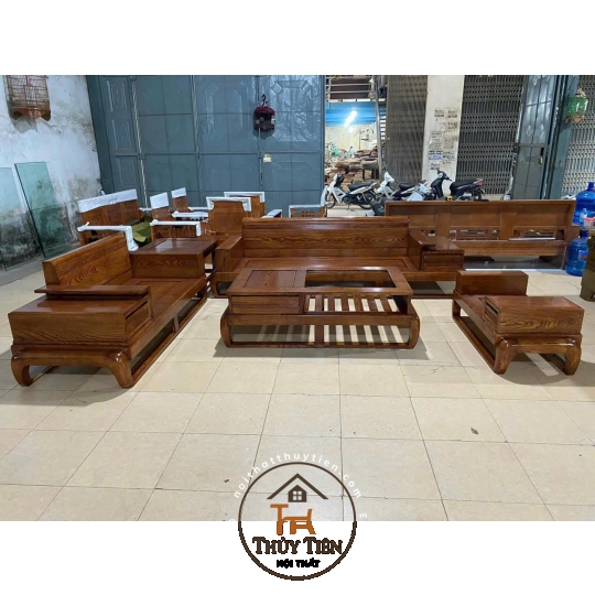 Sofa gỗ sồi giá tại xưởng 