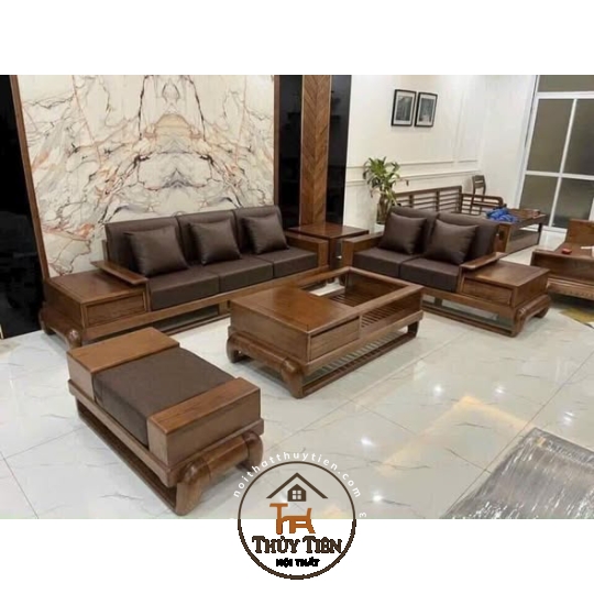 Sofa gỗ sồi giá tại xưởng 
