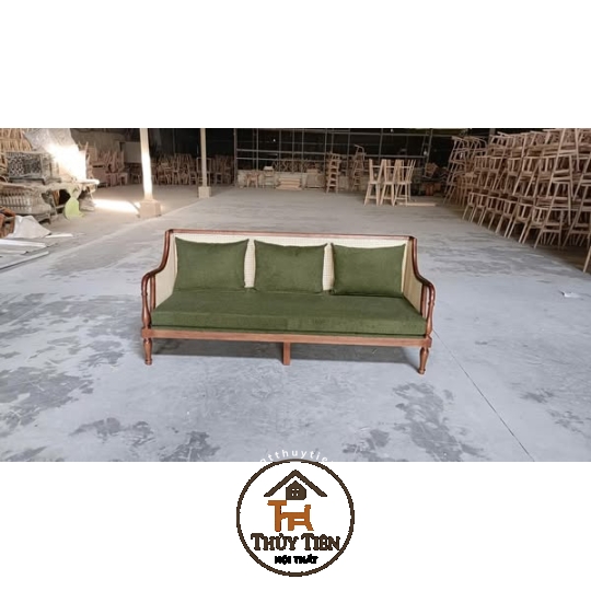 Sofa club gỗ ash